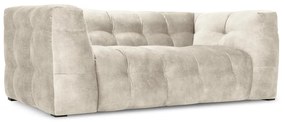 Beżowa aksamitna sofa Windsor &amp; Co Sofas Vesta, 208 cm