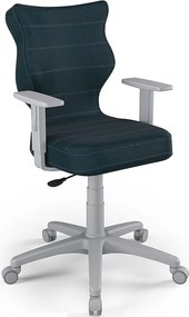 Młodzieżowe krzesło do biurka Duo Grey rozmiar 5 (146-176,5 cm)