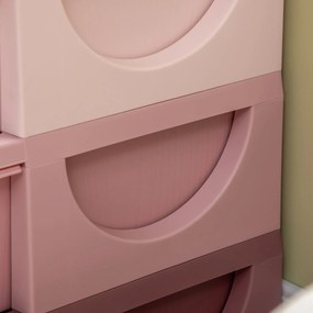 HOMCOM Szafka dziecięca z szufladami Kolorowe pudełka na zabawki 6 poziomów Organizacja pokoju dziecięcego | Aosom PL