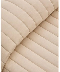 Beżowa narzuta pikowana z bawełny organicznej 180x240 cm Sini – Kave Home