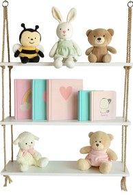 Biała dziecięca półka ścienna B1-C46