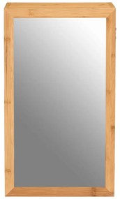 Bambusowa szafka łazienkowa z lustrem Wenko Bambusa