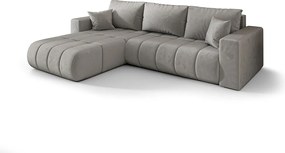 Narożnik BEDANTE MILO PREMIUM L Monolith 84 lewy z funkcją spania Mebel łączący wygodę i nowoczesny design