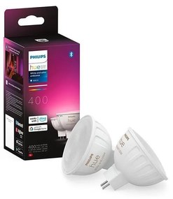 ZESTAW 2x Ściemniana żarówka LED RGBW Philips Hue WACA GU5,3/MR16/6,3W/12V