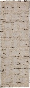 Chodnik z mieszanki wełny tkany ręcznie w naturalnym kolorze 80x230 cm Rova Blend – Flair Rugs