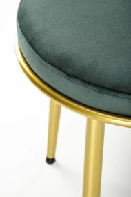 Krzesło tapicerowane K517 VELVET zielone HALMAR
