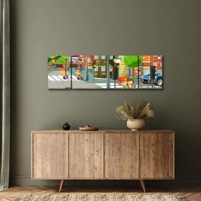 Obraz - Dziecięce miasteczko (170x50 cm)