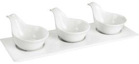 Lamart LT9218 4-częściowy zestaw naczyń doserwowania Dine, 34 x 12 cm