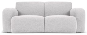 Jasnoszara sofa z materiału bouclé 170 cm Molino – Micadoni Home