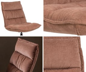 Obrotowy fotel wypoczynkowy Blizzard, rosewood