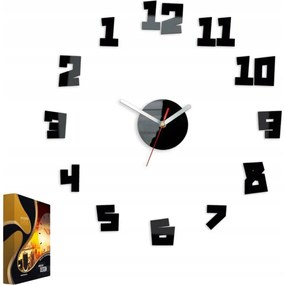 Zegar ścienny w stylu nowoczesnym akrylowy crazy clock okrągły