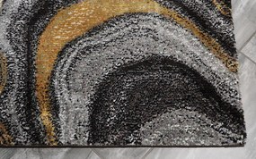 Dywan nowoczesny Pleasure Marmur szaro-złoty 120 cm x 170 cm