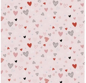 Zestaw 2 sztuk dekoracyjnych poszewek na poduszkę LOVITA 40x60 cm, różowe