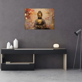 Obraz - Budda, malarstwo (70x50 cm)