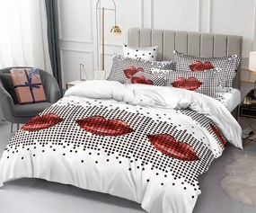 PrzytulneMieszkanie.pl PrzytulneMieszkanie.pl Pościel z mikrofibry LIPSY białe Rozmiar pościeli: 70 x 80 cm | 140 x 200 cm