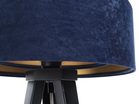 Lampa stołowa GEMSTONE granatowa/złota/czarna BPS KONCEPT