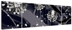 Obraz - Diamenty w pomieszczeniu (170x50 cm)
