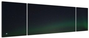 Obraz zorzy polarnej (170x50 cm)