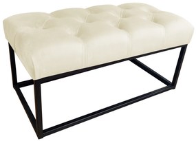 Ławka CHESTERFIELD LOFT MG50 pufa podnóżek metal