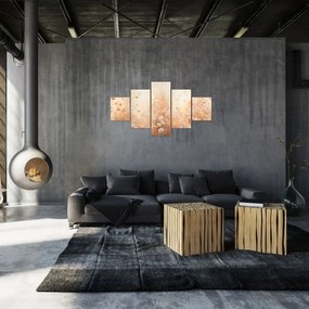 Obraz - Wzór dzikich kwiatów (125x70 cm)