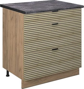 Szafka dolna do kuchni panel dębowy 80x60x82 fame-line