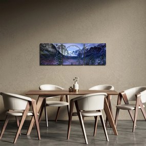 Obraz - Yosemite, USA (z zegarem) (90x30 cm)