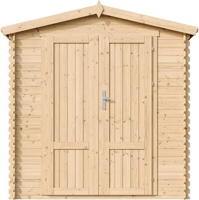 Drewniany domek narzędziowy - 3,53 m² / 206x216xH218 cm - M343F1