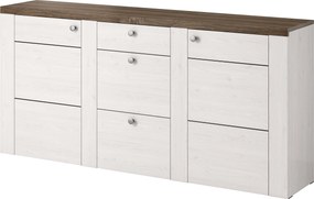Komoda LARISSA 176 cm do Salonu Sypialni Odcienie szarości
