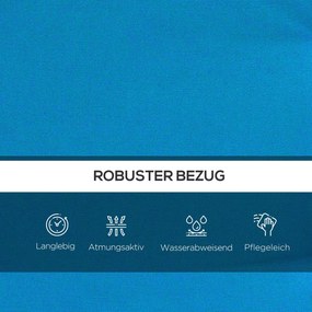 Outsunny 170 cm siedzisko dla huśtawki Hollywood, niebieski