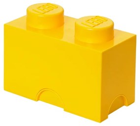 Żółty pojemnik podwójny LEGO®