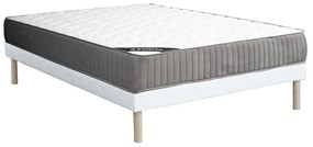 Zestaw 140 x 190 cm stelaż uniwersalny + materac z pianką HR i lateksem o grub. 30 cm - MALINO marki YSMÉE