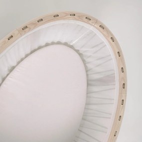 Naturalne łóżeczko dziecięce Kave Home Leonela, 40x75 cm