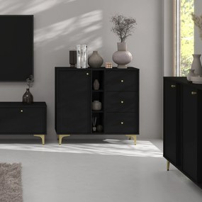Komoda TORINO 100 cm do Salonu Sypialni Grafit