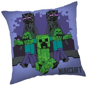 Poduszka Jerry Fabrics Minecraft Creeper rush, 40x 40 cm