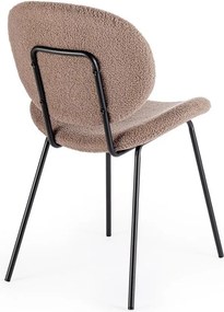Beżowe tapicerowane krzesło Maddie – Yes Everyday
