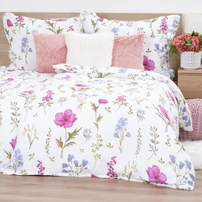 4Home Pościel muślinowa Wildflower Harmony, 140 x 220 cm, 70 x 90 cm