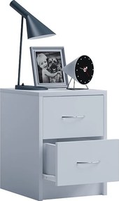 Drewniany stolik nocny szuflada Boxal Mini