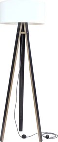 Lampa stojąca Wanda czarna, biały