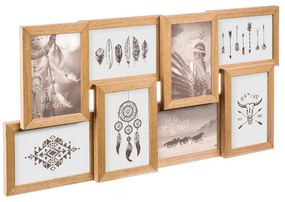 Ramka na kilka zdjęć z drewna, ramka na fotografie, ramki na zdjęcia na ścianę, oprawki na zdjęcia, multirama, ramki drewniane