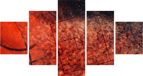 Obraz - Piłka do koszykówki (125x70 cm)