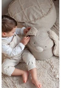 Kremowy tekstylny dziecięcy kosz na zabawki ø 25x30 cm Rita the Rabbit – Lorena Canals