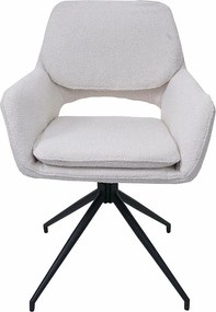 Krzesło do jadalni MCW-N74 (zestaw 6 sztuk),  kremowy