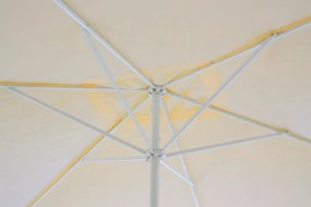 Ogrodowy parasol - prostokątny 2x3 m - champagne