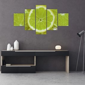 Obraz - pokrojone cytryny (125x70 cm)