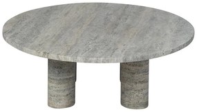 Szary kamienny okrągły stolik ø 75 cm Volos – Blomus