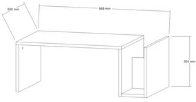 Stolik konferencyjny Memo Sapphire Oak