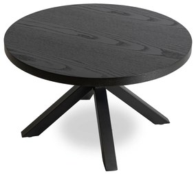 Stolik Kawowy LINCOLN 80 cm Czarny Loft