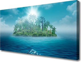 Zdjęcie na płótnie Rajska Wyspa na Oceanie