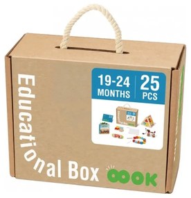 Tooky toy box pudełko xxl montessori edukacyjne 6w1 sensoryczne 19-24 mies