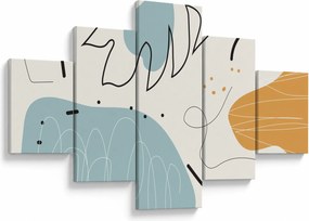 Obraz - ilustracja liścia (125x70 cm)